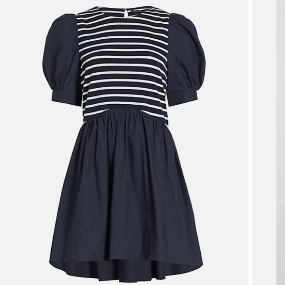 English Factory high low knit combo dress